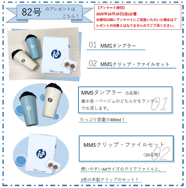 Vol.82 プレゼント内容